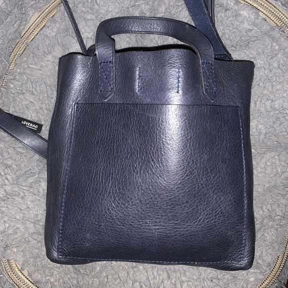 Madewell Handbags - Madewell Small Transport Tote Crossbody. BLUE 😍